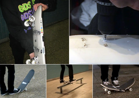 Tony Hawk Ride controller as real skateboard