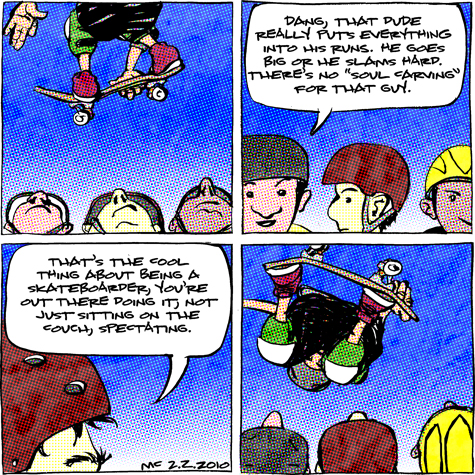 skate comic about watching