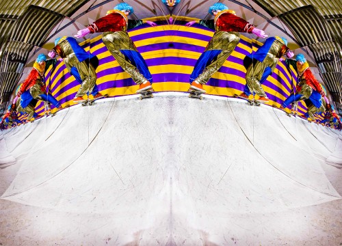 (Dan Cates: frontside rock in a fun house mirror, picture by Rob Shaw)