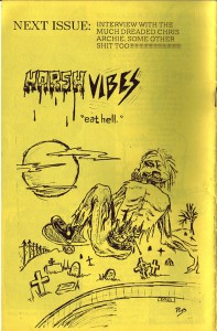 Harsh Vibes #2 - Back Cover
