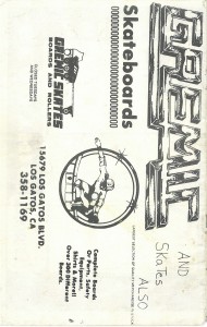 Skate Punk #2 - back cover