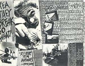 Swank Zine Anarchy Issue, pages 2-3