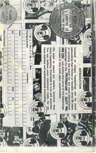 Preparation S #4, back cover