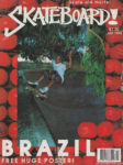 Magazine Cover of Skateboard! July 1990