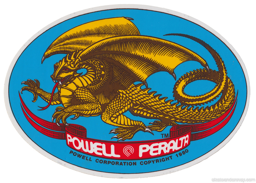 Powell Peralta: Oval Dragon Logo – Skate and Annoy Galleries