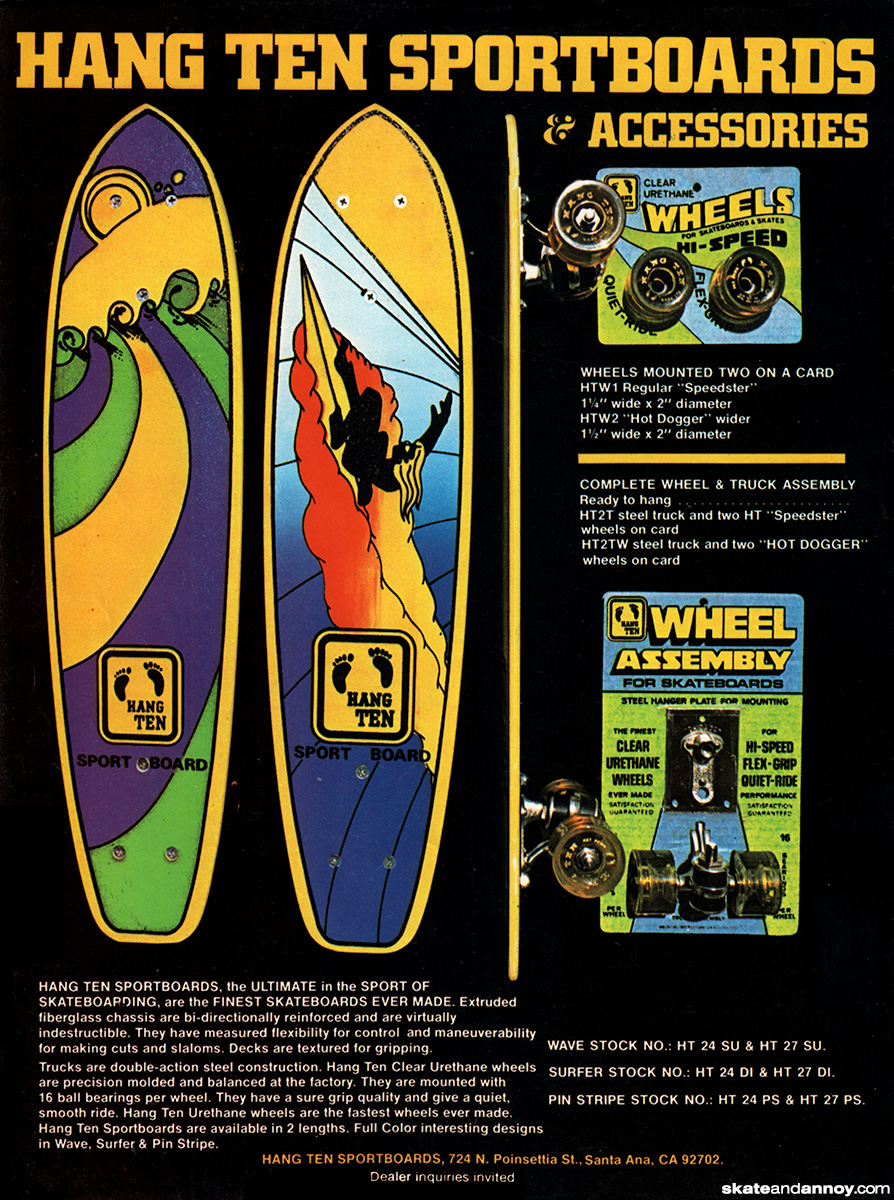 Hang Ten Sportboards – Skate and Annoy Galleries