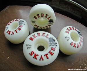 Rebel Skates: 62mm Rebel Wheels 