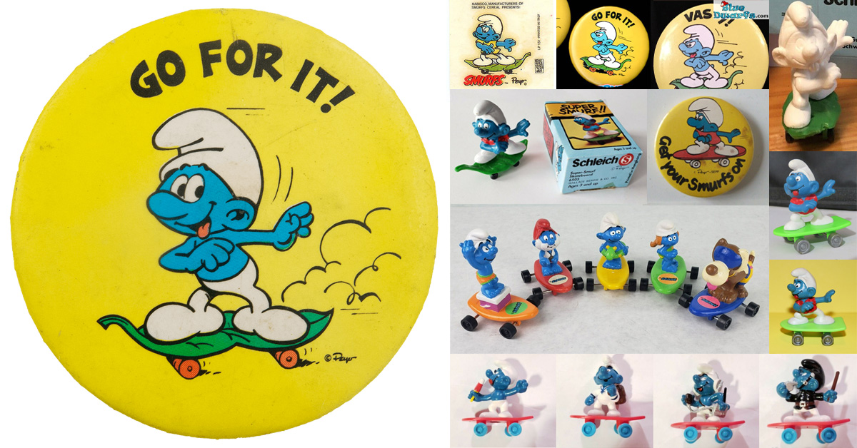 Unique Vintage Smurfs Action Figures